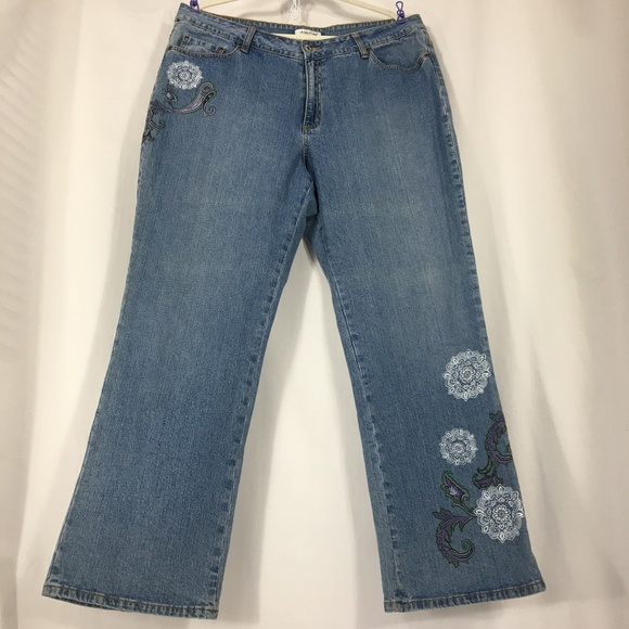 Coldwater Creek Beautiful Embroidery Screen Print - Picture 2 of 8